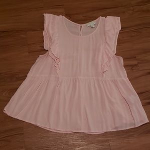 Forever21+ Light Pink Blouse